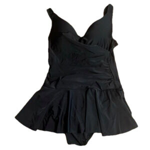 Sea & Sand Beachwear, one piece, black, size 14